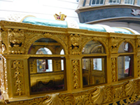 Баржа королевы Фредерики. Рубка. Морской музей в  Гринвиче