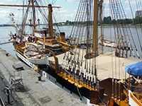 Итальянское учебное судно «Америго Веспуччи» («Amerigo Vespucci»).  Антверпен, август 2013 года