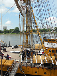 Итальянское учебное судно «Америго Веспуччи» («Amerigo Vespucci»).  Антверпен, август 2013 года