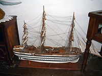 Итальянское учебное судно «Америго Веспуччи» («Amerigo Vespucci»). Музей поместья Ансе-Руайяль (Сейшельские острова. Остров Маэ)