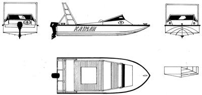 Глиссирующая мотолодка  «Кайман» («Kaiman»)